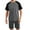 Dark Gray, variant on LSLJS Men's Pajama Set Sleepwear Lightweight Quick Dry Short Sleeve Shirts Shorts Soft Comfy Sleep Sets, Men's Pajamas