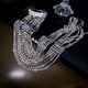 thumbnail image 5 of Tocado cristal novia brillante fiesta accesorios regalo elegante (plata) Zefei Wu 9024735048565, 5 of 5