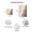 thumbnail image 7 of Brown Coastal Beach Kitchen Dish Towels for Drying Dishes Set of 4, Retro Farmhouse Ocean Waves Striped Waffle Weave Microfiber Hand Tea Bathroom Towels Quick Dry & Absorbent Towel 12x12, 7 of 7