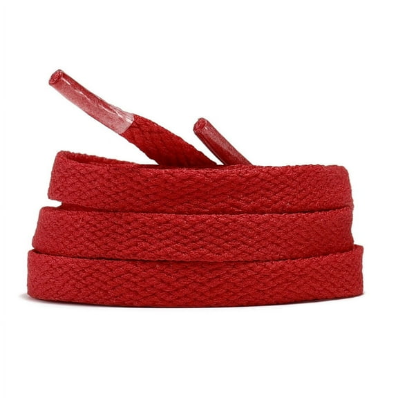 3Pair 24 27 36 45 63 72 Inch Flat Shoelaces Replacement for Sneakers Boots Red