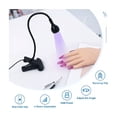 thumbnail image 4 of Lámpara Uv Led Cuello De Cisne Para Uñas Usb Con Clip Gel, 4 of 4