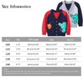 thumbnail image 2 of XBASW Kids Toddler Boys Dinosuar Cardigan Sweater Button Knit Tops Boys Spring Fall Sweater Coat for Baby 2-7T, 2 of 8