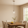 thumbnail image 4 of Design House Haddie Modern 1-Light LED Dimmable Mini Pendant w/ Clear Glass Shade in Satin Nickel, 4 of 14
