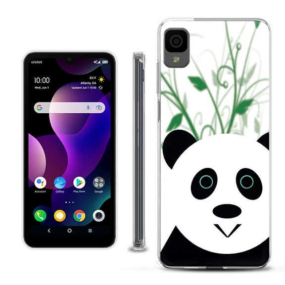 Slim-Fit Gel TPU Phone Case for TCL 30Z / 30 Z / 30 LE, by OneToughShield ® - Panda