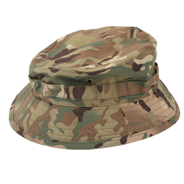 Boonie Sombrero Ajustable Impermeable Oxford Tela Cubo Sombrero Para El Sol Para Pesca Camping Selva