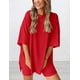 thumbnail image 3 of Conjunto de 2 Piezas PRETTYGARDEN para Mujer 2025 Rojo XL, 3 of 5