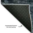 thumbnail image 3 of Addison Rugs Mayfield Washable Transitional Organic Denim Rectangle Rug, 10' x 14', 3 of 6