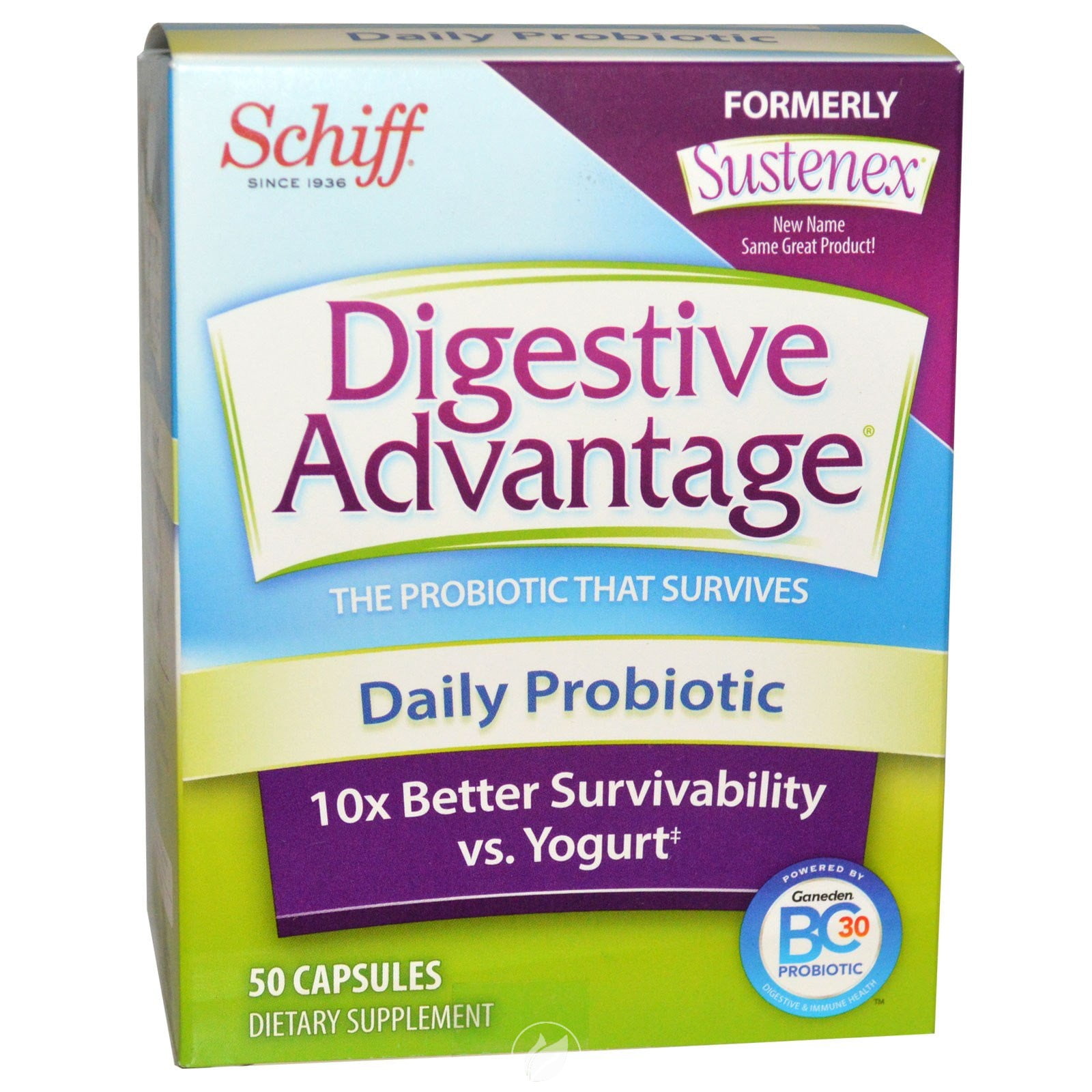 (2 Pack) Digestive Advantage Digestive Advantage Daily Probiotic 50