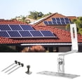 thumbnail image 2 of 304 acero inoxidable ajustable gancho de techo fotovoltaico soporte riel accesorios, 2 of 5