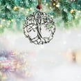 thumbnail image 4 of Wangscanis Christmas Tree Ornament, Solid Pewter Hanging Decoration, Holiday Gift, 4 of 5