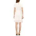 thumbnail image 3 of INSPIRE CHIC Vestido Casual de Encaje Flowy para Mujer en Color Blanco S, 3 of 6