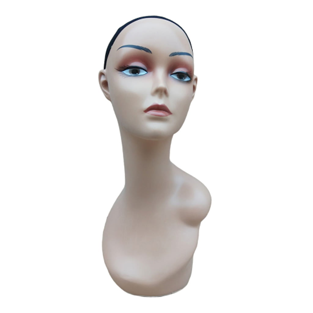 Male "Long Neck" Mannequin HEAD LifeLike-Mannequin cheap Mannekin 4 PIECES ! 