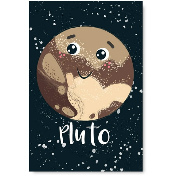 Awkward Styles Planets Poster Wall Art Pluto Home Decor Prints
