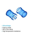 thumbnail image 4 of Unique Bargains 5mm LED Lamp Socket Light Emitting Diode Holder Cap, 20 Pack Blue, 4 of 4