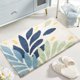 thumbnail image 4 of Alfombra de baño suave y absorbente de 60 x 40 cm | Respaldo antideslizante | Alfombra de poliéster de secado rápido | Alfombra de baño suave multicolor para decoración de baño, cocina y entrada, 4 of 6