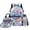 Hibiscus Sea Turtle, variant on Bulopur Axolotl 4-Piece Kids Backpack Set for Girls 17 Inch Lightweight School Backpack with Lunch Bag, Pencil Case & Water Bottle Cover, Casual Daypack for 9-12 Years Old
