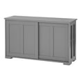 thumbnail image 3 of Porch & Den  Jefferson Sliding Door Stackable Buffet/Sideboard Charcoal Grey Grey Finish, 3 of 3