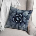 thumbnail image 3 of Creative Products Blue Succulent 18x18 Indoor / Outdoor Pillow, 3 of 3