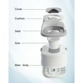 thumbnail image 6 of Babyomi 3 in-1 Potty Training Toilet with Standalone Potty & Potty Ring & Step Stool and Washable Liner and Lid,One-click Assembly, Easy to Clean (Grey), 6 of 9