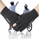 thumbnail image 2 of Protector solar Guantes de seda de hielo de secado rápido para hombres y mujeres Verano Fino Transpirable Montar al aire libre Conducir Guantes de pesca Deportes Medio dedo, 2 of 5