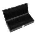thumbnail image 1 of Wooden PU Leather Cover Reed Case Holder 2 Layers Storage Box for 40pcs Oboe Reeds, 1 of 4