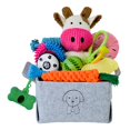 thumbnail image 1 of Juguetes masticables para cachorros MRSOHRET, 20 unidades, para la dentición, con cuerda y peluche, 1 of 6