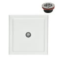 thumbnail image 3 of Streamline NT-111-36WH-AL 36 in. x 36 in. Alcove Acrylic Shower Base in Glossy White with Center Drain, ABS Drain Included, 3 of 15