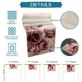 thumbnail image 7 of Table Runner Dresser Scarf 13 x 70 Inch Spring Rose Watercolor Flowers Retro Elegant Floral Table Runners Non-Slip Heat Kitchen Dining Table Decor for Indoor Outdoor Home Party Decoration, 7 of 7