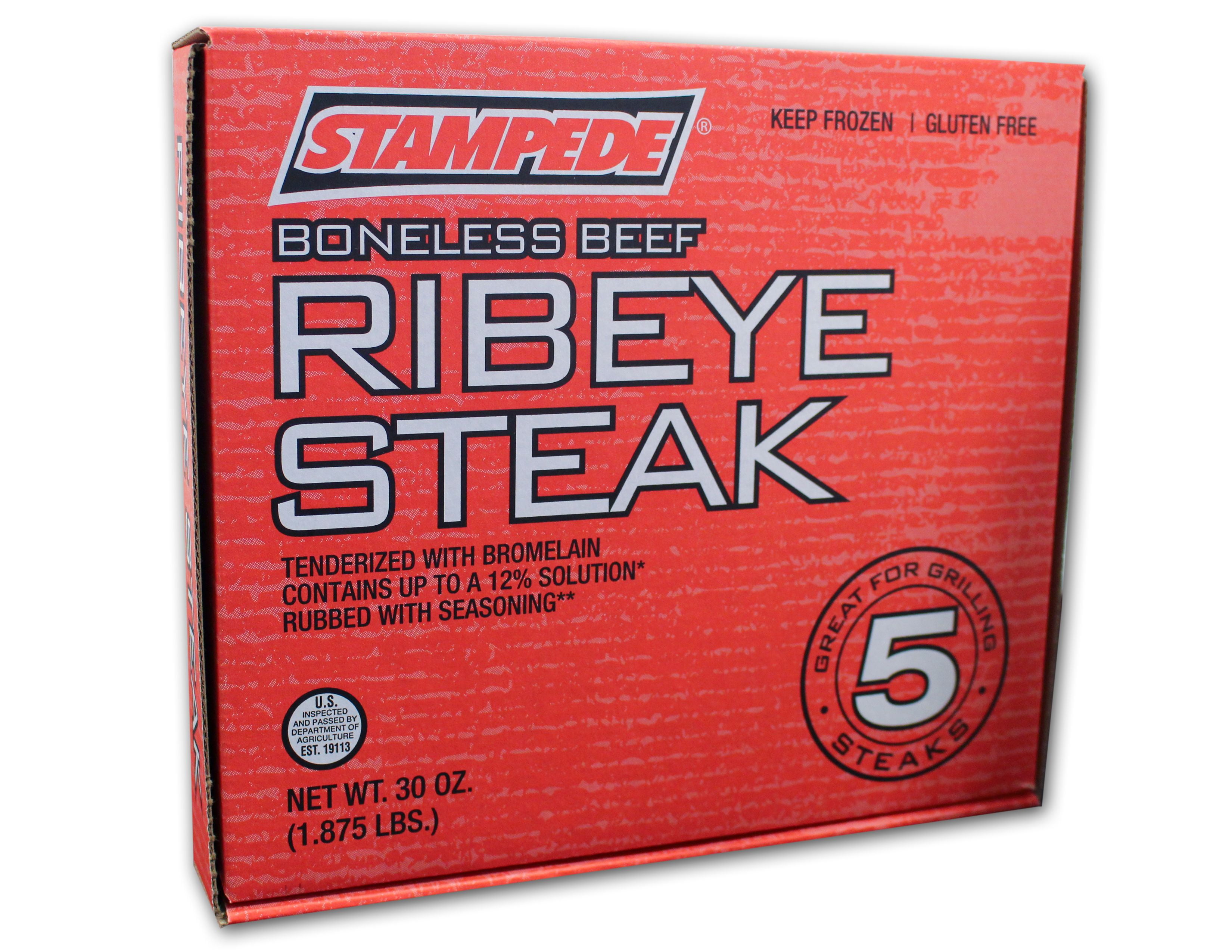 Stampede Boneless Beef Ribeye Steak, 1.875 lbs