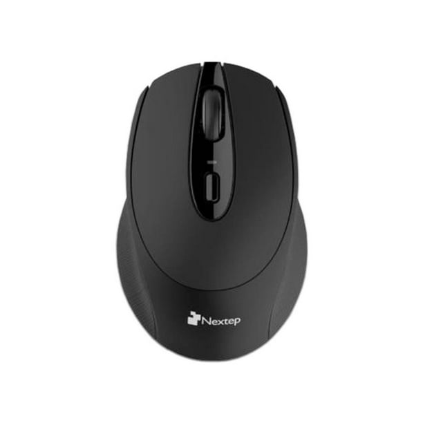 Mouse Óptico Inalámbrico Nextep NE-410E Receptor USB Color Negro ...