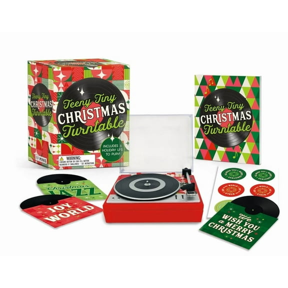 Rp Minis Teeny-Tiny Christmas Turntable: Includes 3 Holiday Lps to Play!, (Paperback)