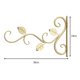 thumbnail image 3 of Macetas montadas en la pared Gancho para estante Soporte para plantas decorativas Colgador (Oro), 3 of 3
