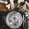 thumbnail image 2 of Sm:)e 100 Halloween Disposable Paper Decorative Guest Napkins, Scary Themed Cobweb Hand Towel for Party Lunch Dinner Kitchen Bathroom, 2 of 7