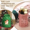 thumbnail image 5 of Uxcell 3Pcs Velvet Drawstring Bags, 3.5 x 5.7 Inch Dice Storage Small Pouch Gift Wrapping Bag for Wedding Party Favors, Candy Packaging, Jewelry Crystal DIY Craft, Black, 5 of 6