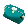 thumbnail image 2 of Silicone Lunch Box Make Up Pouch Microondas Bolsa de tocador Contenedor de almacenamiento de alimentos plegable Caja de bento para viajar RV Oficina Verde oscuro, 2 of 8