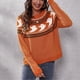 thumbnail image 1 of Suéter navideño de Halloween, suéter fantasma de Halloween, suéteres de Halloween para mujer, suéter de cuello redondo de Halloween, claridad notable, 1 of 6