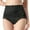 Black, variant on Plus Size High-Waist Striped No-Show Bikini Tanga for Women Underwear Custom Thongs Panties with Comfort Fit and Pink XXL