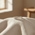 thumbnail image 3 of Sterling Silver Cz Thin Filigree Victorian Flower Ring for Women and Teens - Size 10, 3 of 10