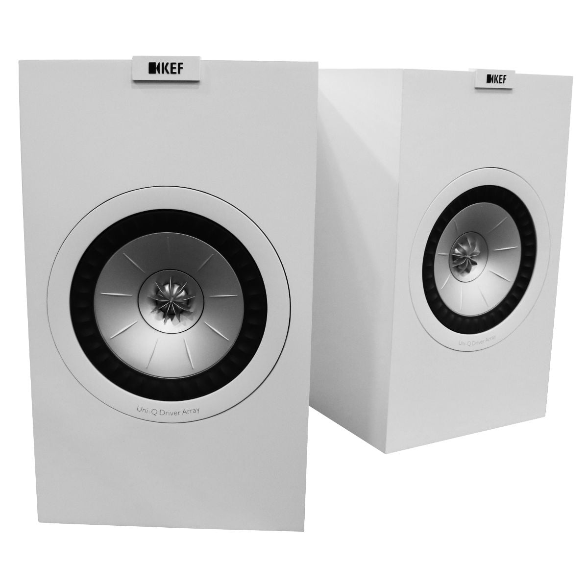KEF (Q350WH) Q Series 6.5inch 2Way Bookshelf Speakers (Pair) Satin White (Refurbished