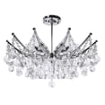 thumbnail image 1 of Lámpara de techo moderna de cristal K9 de 6 brazos, lámpara colgante, accesorio de iluminación para decoración de habitaciones., 1 of 13