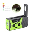 thumbnail image 2 of Manivelle d'Urgence AM/ & NOAA avec Lampe de Poche pour SOS Urgence Portable Solaire Auto-Alimentée AM/ avec Banque d'Alimentation 2000mAh Chargeur de Téléphone Cellulaire USB Rechargeable Excellent, 2 of 9