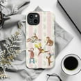 thumbnail image 5 of Curious Monkey Dual-Layer Touch Phone Case for iPhone 11 12 13 14 15 16 Pro Max Plus Mini – Cute Cartoon Design, Shockproof Protective Cover, 5 of 6