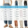 thumbnail image 2 of cocolona Sweatpants 2025 Women Elastic Waist Baggy Wide Leg Pants Trendy Comfy Solid Color Lounge Trousers with Pockets, 2 of 6