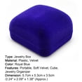 thumbnail image 6 of Opvise Fashion Velvet Engagement Jewelry Ring Box Earring Pendant Display Holder Case, 6 of 8