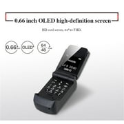 2G Mini Flip Children's Phone 0.66 Inch Wireless Bluetooth Dialer Magic Voice