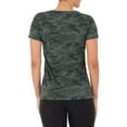 thumbnail image 2 of Athletic Works Women's Active Camo Print V-Neck T-Shirt, 2 of 2