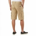 thumbnail image 4 of Wearfirst Men's Free-Band Comfort Flex Waistband Stretch Canvas Cargo Shorts 34 Khaki, 4 of 5