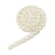 thumbnail image 2 of Cinta decorativa con borde de encaje y cuentas de perlas de imitación de 1 yarda para costura Blanco, 2 of 9