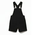 thumbnail image 6 of hotojiny Men's Denim Overalls Shorts Jean Bib Jumpsuit Lightweight Adjustable Straps Casual Workwear Summer Romper with Pockets, 6 of 6