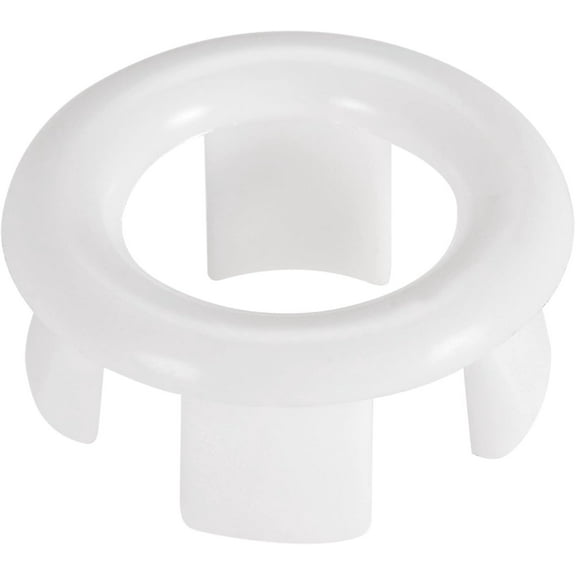 Sink Trim Overflow Cover, 8 Pcs Sink Overflow Rings 25 mm Bathroom Kitchen Basin Drain Cover Hole Insert in Round Caps, White